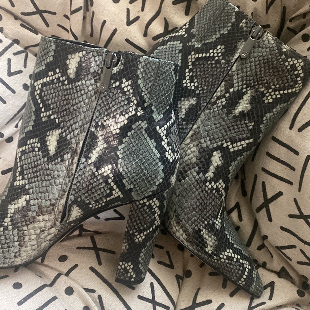 Sam Edelman Raelle Snakeskin Bootie - Picture 6 of 12